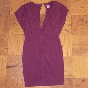 Haute Hippie Oxblood Cocktail Dress